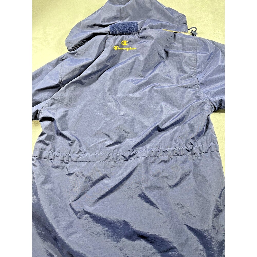 Vintage Champion Michigan Wolverines Medium Football Full Zip Hooded Jacket - Picture 12 of 13